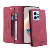 Funda de cuero con titular y cartera magnética para Xiaomi Redmi Funda segura anti-robo con estilo brush - details 8