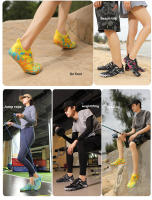 Zapatos de agua de verano para mujer, zapatillas de playa de camuflaje descalzas, natación al aire libre, deportes de vadeo, zapatos acuáticos de secado rápido suave - details 5