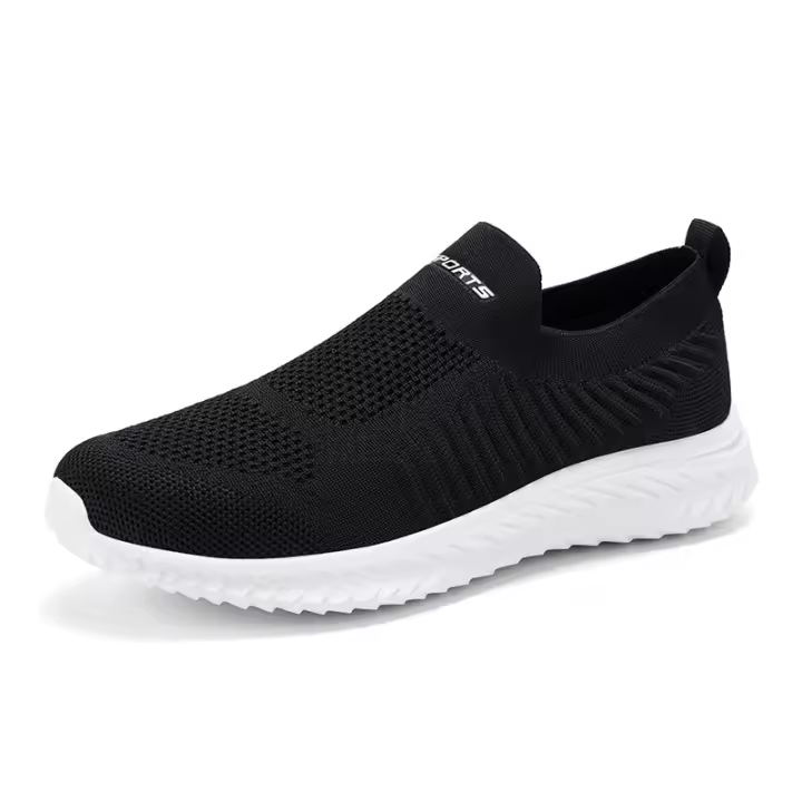 Zapatillas deportivas transpirables informales sin cordones para hombre. - 1