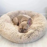 Cama redonda supersuave para mascotas, casa de felpa larga para perros medianos, casa de invierno cálida para dormir, 40-90cm - details 7