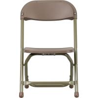 10 sillas Plegables de plástico para niños, Color borgoña, Juego de 10 - details 19