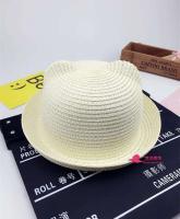Gorra para niños, decoración de orejas para niños de verano, sombrero de Panamá ppy para niño sólido - details 26