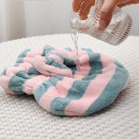 Toalla de Secado Rápido para el Cabello Gorro de Ducha con Rayas para Mujer Súper Absorbente - details 1