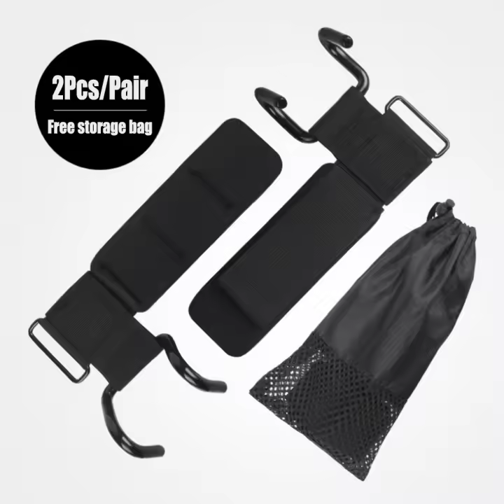 Tcare Gimnasio Fitness Ganchos de Levantamiento de Pesas Guantes de Power Lifting con Correas de Muñeca 2Pcs De China - 1