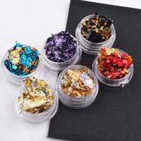 Herramientas de Manicura DIY para Uñas con láminas de Aluminio Glitter Coloridas 3D Pezón Adhesivo Gel UV Pulido Paillette Cubierta Completa Láser - details 0