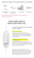 Máscara de ojos calentada por USB, sombra de ojos infrarroja lejana para ojos secos, compresa de ojos calientes para ojos hinchados, Styes, tratamiento de blefaritis, masajeador de ojos - details 6