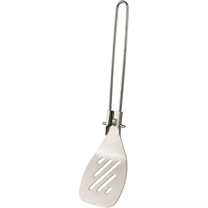Entersports Utensilio de Cocina Plegable de Acero Inoxidable Ahorro de Espacio para Acampar y Cocinar - 1