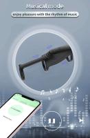 Vibrador Bluetooth para pene, anillo vibrador controlado por aplicación, juguete sexual masculino para adultos, pareja, agente retardante de eyaculación, punto G - details 4