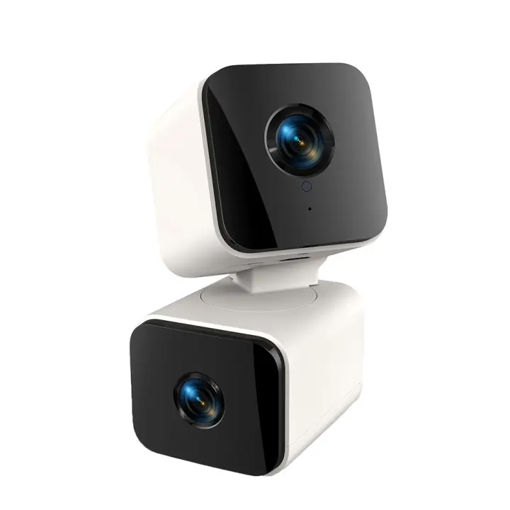 Cámara PTZ WIFI de doble lente Tuya 4K de 8 MP para interiores, HD, pantalla dual, IA, seguimiento automático de personas, vigilancia de seguridad, PIR, detección de personas - 1