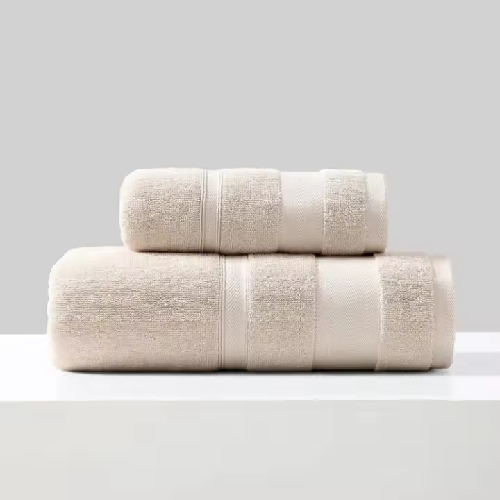 Toallas de cara y mano absorbentes y suaves de algodón, juego de toallas de baño de lujo para Hotel, Spa, sólido y suave - 1