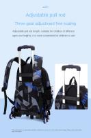 Mochila escolar con ruedas para niños, bolsa de viaje para estudiantes - details 7