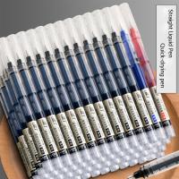 Bolígrafo de Gel con tubo de aguja completa, pluma de Rollerball de alta capacidad, de secado rápido, líquido recto, 0,5mm - details 1