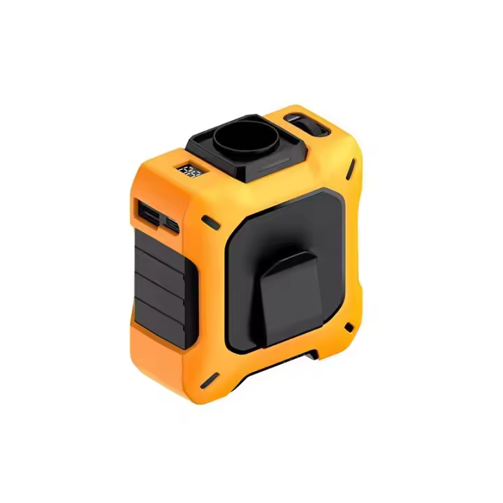 Ventilador Colgante para Cintura de Alta Velocidad para el Aire Libre - 100 Velocidades Regulables, Pantalla Digital y Batería de 8000 mAh - 1