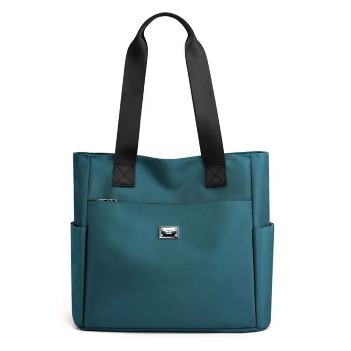 Bolso de mano de Nailon impermeable para Mujer, Bolsa de hombre de gran capacidad, Ligera - 1