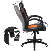 Silla de Escritorio de Oficina Ergonómica Regulable con Ruedas, Azul, 79 x 65 x 33 - details 49