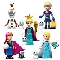 Bloques de construcción de la serie FROZEN para niños, juego de 5 piezas, princesa Elsa, Mini Figma - details 0