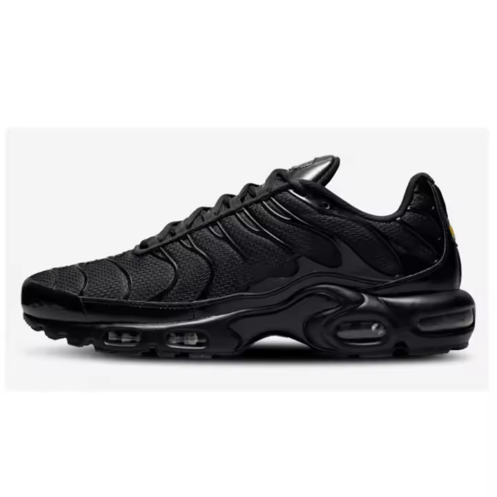 Zapatillas Deportivas de Alta Calidad Max Plus tn Blanco-Negro Zapatillas de Correr para Hombres y Mujeres Textil para Forro Cuero para Exteriores - 1
