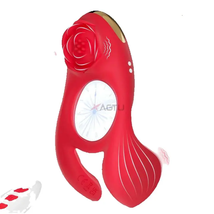 Leten potentes anillos vibratorios retardantes de eyaculación para pareja anillo estimulador Sexy hombre adulto para adultos 18 - 1