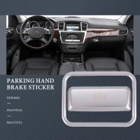Pegatina de freno de mano para estacionamiento de coche, cubierta de marco de interruptor de freno de botón P, embellecedor para Benz ML350, GL450, AMG, W166, W176, W246, X156 - details 1
