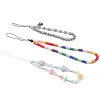 Cordón de teléfono con cuentas hecho a mano, correa de muñeca con cuentas, cadena de teléfono con perlas, eslinga antipérdida colorida, accesorios para teléfono móvil - details 22