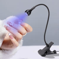 Luz LED UV para secar esmalte de Gel, minilámpara USB para escritorio, Flexible, portátil, herramientas de salón de manicura - details 0