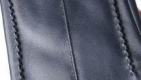 Guantes de piel de oveja para mujer, manoplas cortas de terciopelo fino para pantalla táctil, de cuero, de buena calidad, para invierno, 2226 - details 177