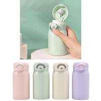 Mini termo de acero inoxidable 304 con cierre emergente, taza de bolsillo aislada, de pequeña capacidad frasco de vacío, agua caliente/helada, 220/320ml - details 5
