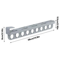 Barra extensible extraíble para armario, colgador de almacenamiento de ropa montado en la parte superior, para colgar ropa Riel, pantalones y más - details 7