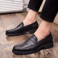 Mocasines tejidos con tacón plano de color liso, zapatos de cuero de cuello alto transpirables de alta calidad para hombres y mujeres - details 4