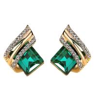 Pendientes de cristal rojo de moda de lujo, pendientes de gemas grandes para mujer, pendientes de compromiso, joyería, regalos de aniversario para fiesta de cumpleaños - details 3