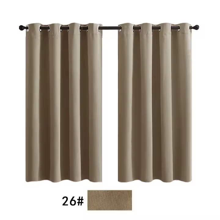 Cortinas de Sombra Térmica Pieza Única Color 15#~31# 140*145cm 140*175cm 140*225cm 140*245cm - 1