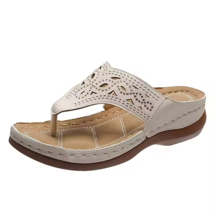 Chanclas de mujer sandalias ortopédicas con soporte para el arco - 1