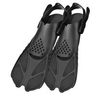 Aletas De Natación Ajustables Para Adultos Y Mujeres Zapatos De Escuba Diving De Silicona Con Hebilla Abierta Tamaño Viaje - details 8