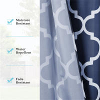 RYB-cortina exterior impermeable para el hogar, ojales de acero inoxidable, Extra a prueba de viento, ahorro de energía, superior e inferior, para porche - details 4