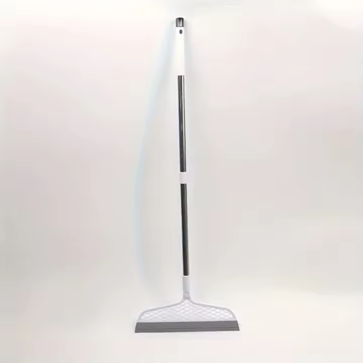 Escoba mágica con cabeza desmontable y raspador de silicona de doble cara. - 1