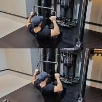 Barra de tracción para entrenamiento de bíceps, accesorios de dispositivo para tirar hacia abajo, recta, equipo de culturismo para gimnasio en casa - details 2