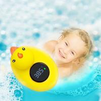 Termómetro de Agua para Baño de Bebé Sensor de Temperatura Seguro con Diseño de Pato Amarillo - details 0