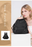 Mochila negra para mujer, bolsas de viaje impermeables para mujer, tela Oxford, bolso pequeño y bonito para niña, mochila informal de moda con estilo coreano - details 1