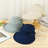 1PC Sun Hat Women Ladies Summer Wide Brim Foldable Visor Outdoor Cap Anti-UV Beach Hats Detachable Top Of The Hat - details 6