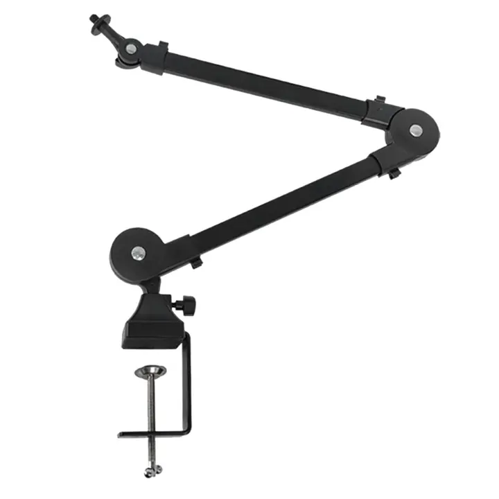 Soporte de brazo de micrófono de alta resistencia ajustable y plegable para estudio y actuaciones en vivo - 1