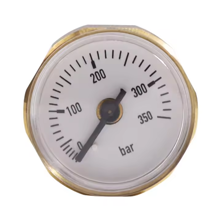 Manómetro de presión de aire de precisión ED, Dial de 28mm, 350bar con rosca BSP de 1/8 pulgadas para adaptador PCP - 1
