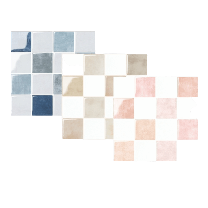 Nuevo autoadhesivo, despegable y adhesivo, protector contra salpicaduras, papel tapiz 3D impermeable, decoración del hogar, azulejo adhesivo resistente al calor para cocina y baño