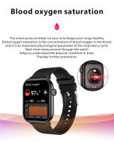 North Edge qx9 Health Check SMART Watch presión arterial, oxígeno en sangre, frecuencia cardíaca temperatura menstrual Bluetooth llamada SOS Weather Forecast Men Watch Women 's Watch compatible con Ios Android - details 8