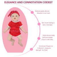 Muñeca de Bebé Renacida de Silicona IVITA Muñeca Realista de Niña Sin Pintar DIY - details 3