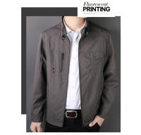 Chaqueta Ligera de Primavera para Hombres Ajuste Delgado, Corte Casual, Material de Poliéster, Cierre de Cremallera, Ideal para Trabajo y Uso al Aire Libre - details 7