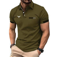 Camisa Polo Hombre Verano Moda Manga Corta Deporte Cuello Redondo Casual Empresarial Estampado 3D Secado Rápido Golf - details 3