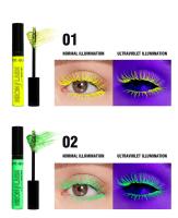 HANDAIYAN Rímel de color UV glow rímel 4D de 6 colores, duradero, antiaplicación, rímel abundante y encantador, ideal para escenarios - details 5