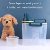 Contenedor de comida para gatos, cuenco para gatos, suministros para mascotas, accesorios, Cubo de almacenamiento de comida - details 5