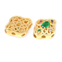 Pulseras de Abalorios Nepalaesas Estilo Vintage de Metal Dorado Mate 5PCS Accesorios de Joyería DIY - details 27