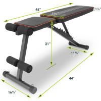 Banco de pesas multiusos ajustable para el hogar y el gimnasio, entrenamiento de fuerza corporal completa, ejercicios físicos y entrenamiento con pesas - details 2